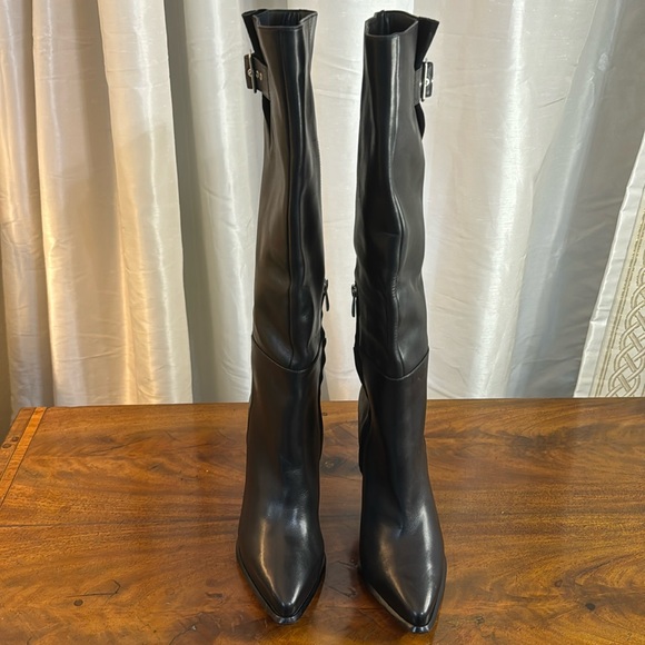 NEW!! $565 Paige Hazel Leather Knee High Pointed Toe Boots Size 8